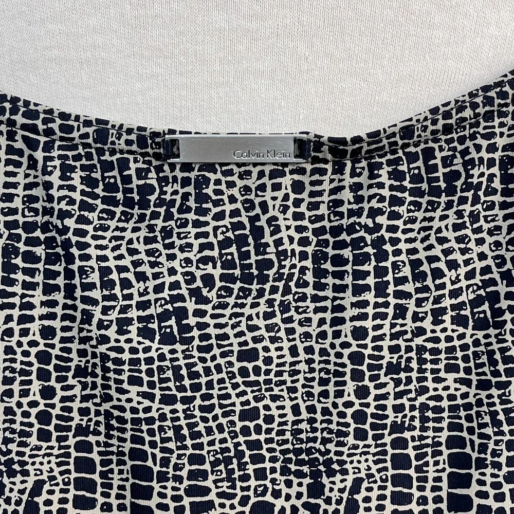 Calvin Klein Snakeskin One Piece Swimsuit Size XL